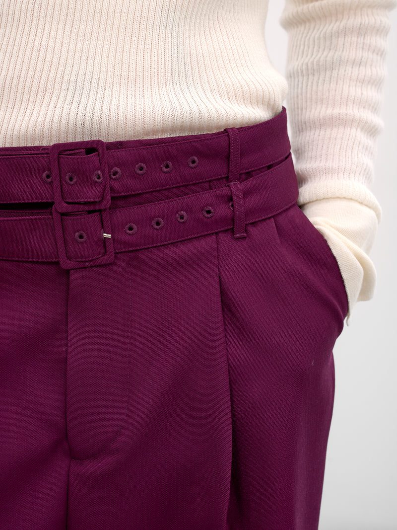 Fuchsia Wde Leg Trousers (PT-004-D-FUSCHIA)