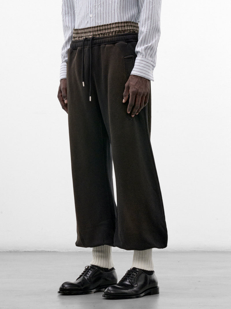 Black Cotton Fleece Joggers (PT-005-A-BLACK)