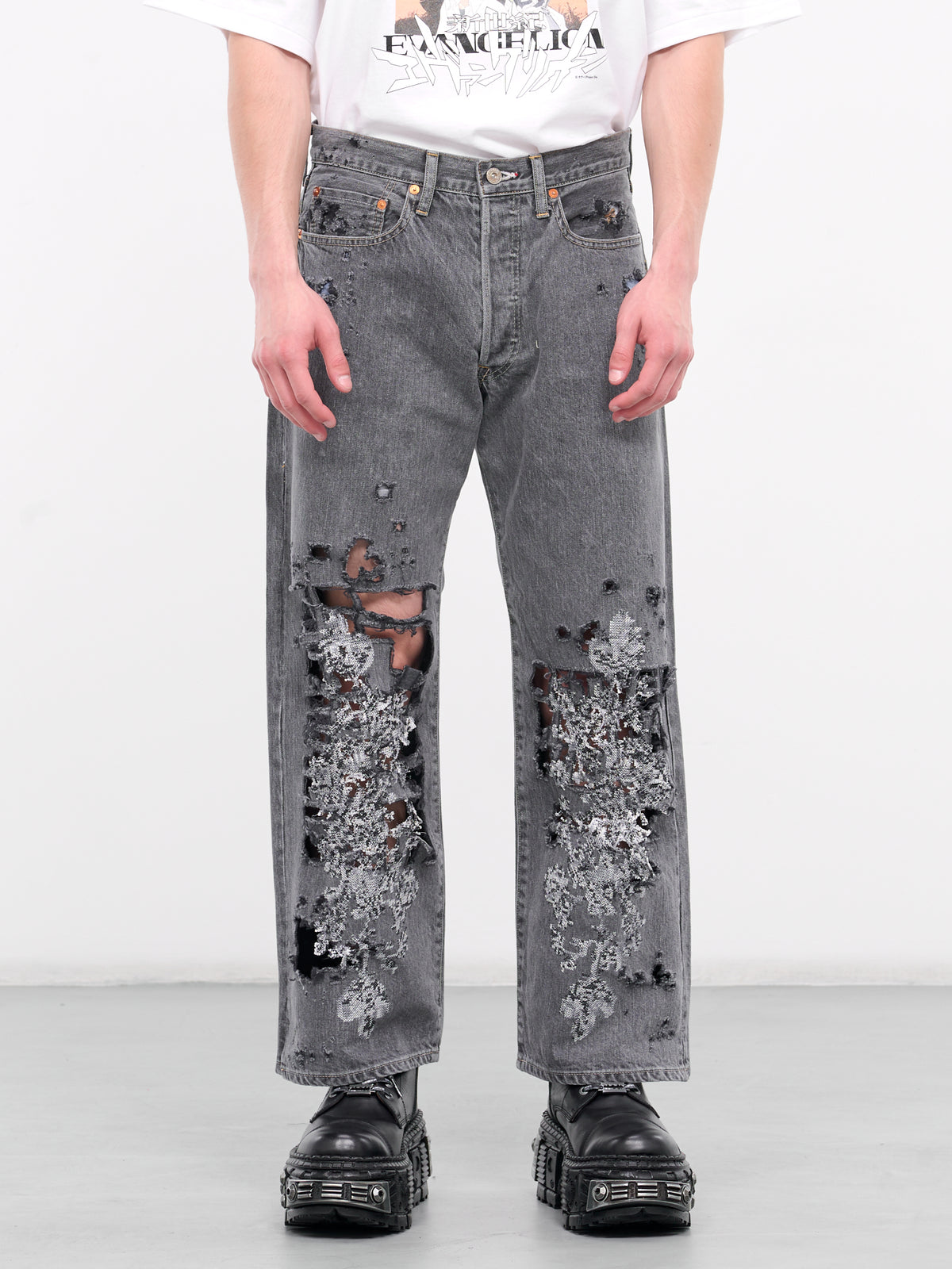 Distressed Jeans (PT-SV-NYS-1008-BLACK)
