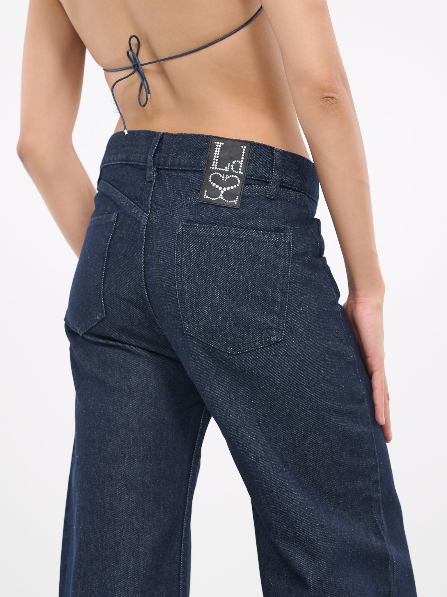 Lace-up Jeans (PT002UDEN001-INDIGO)