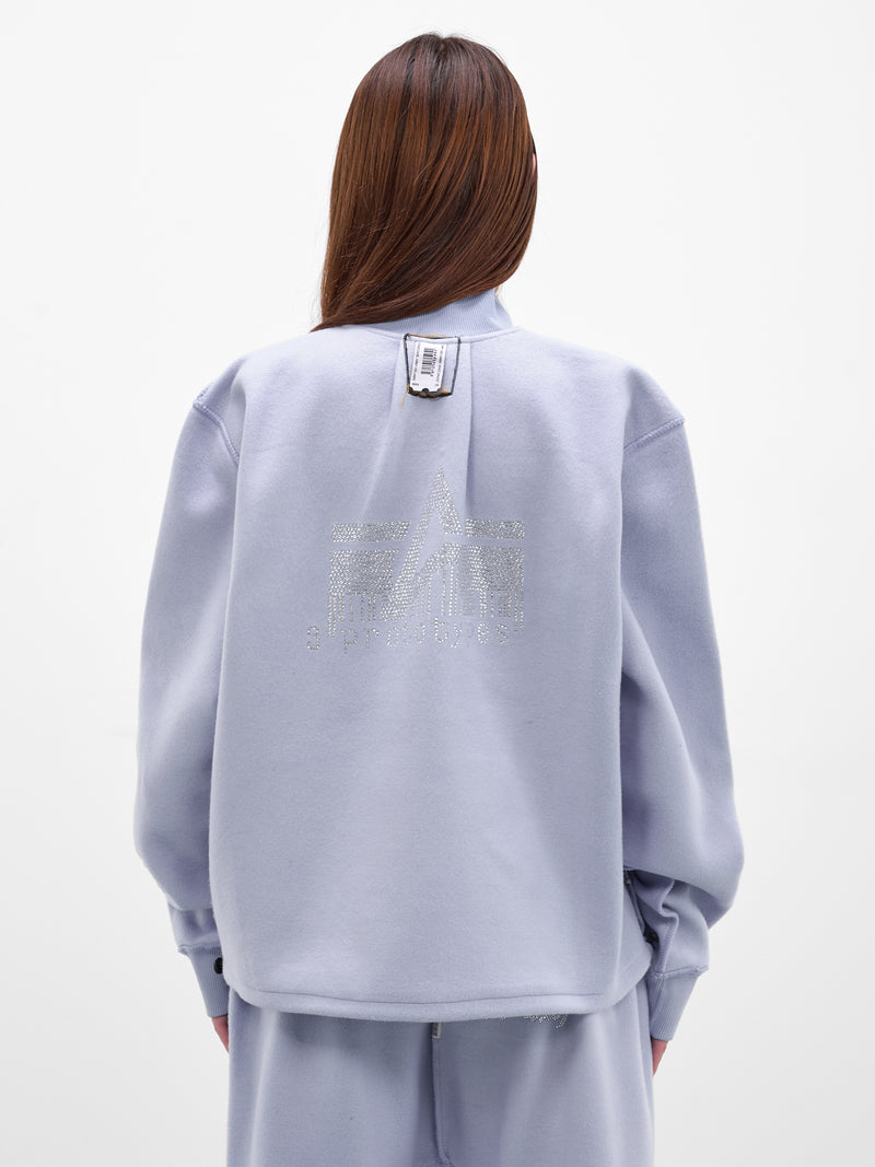 Alpha Industries x Prototypes Fleece Zip-Up (PT08JE05MWLB-LIGHT-BLUE)