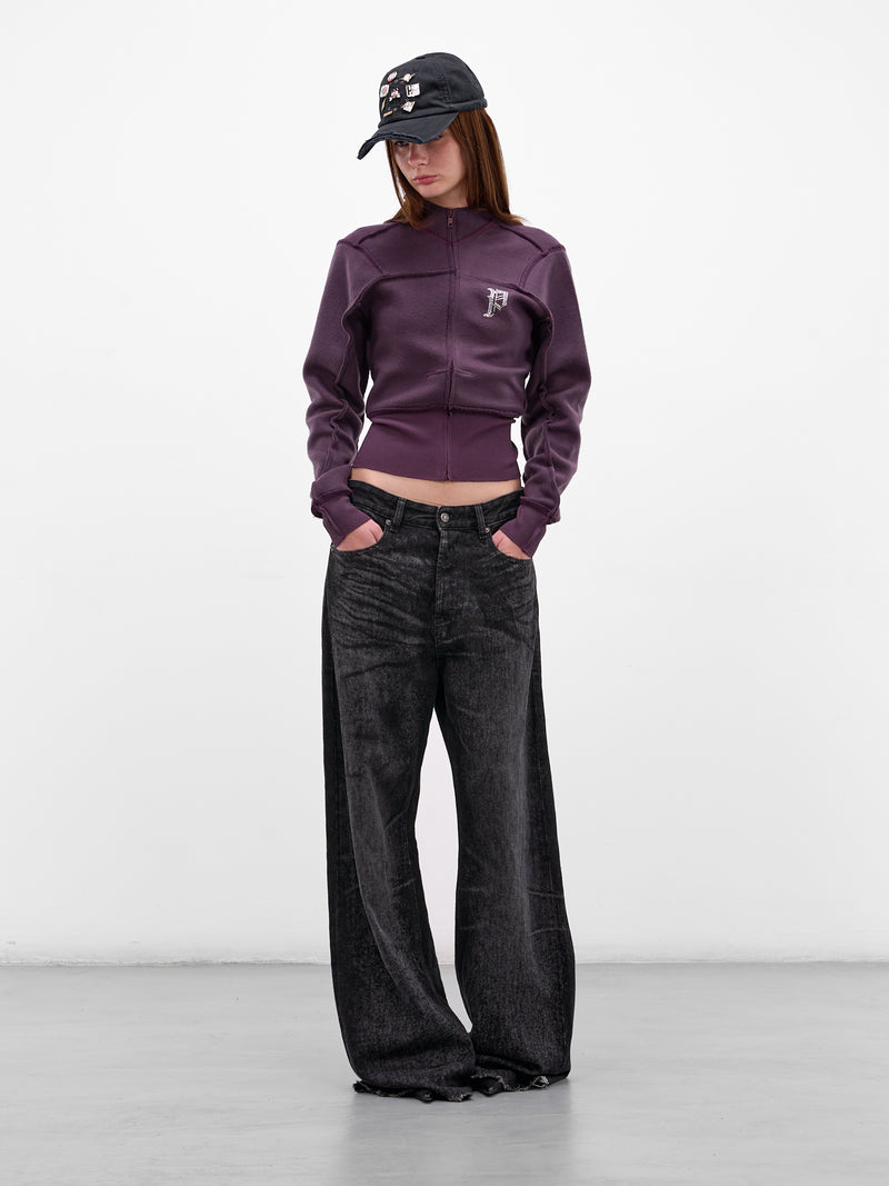 Alpha Industries x Prototypes Deconstructed Sweatshirt (PT08JE06USPL-PLUM)