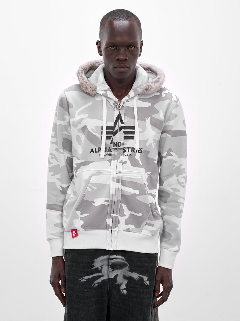 Alpha Industries x Prototypes Camo Hoodie (PT08JE03USWH-WHITE-CAMO)