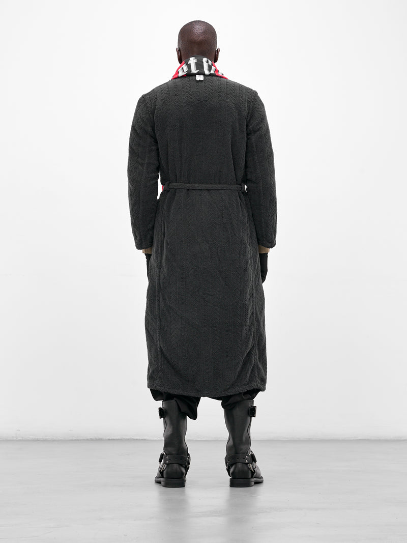 Hybrid Bathrobe Bomber (PT08OW01WWDG-DARK-GREY)