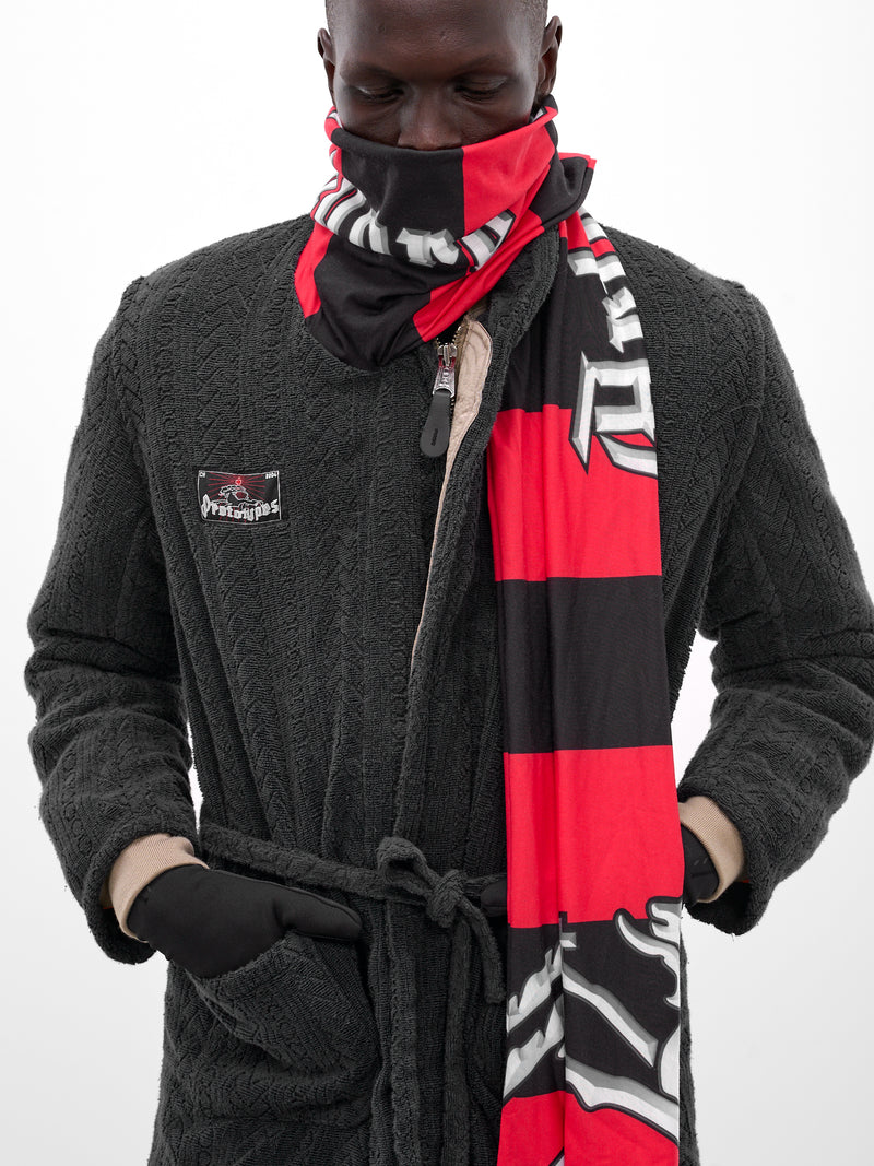 Hybrid Bathrobe Bomber (PT08OW01WWDG-DARK-GREY)