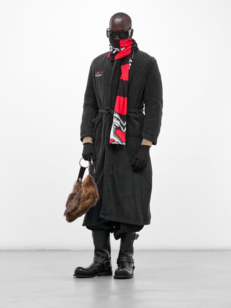 Hybrid Bathrobe Bomber (PT08OW01WWDG-DARK-GREY)