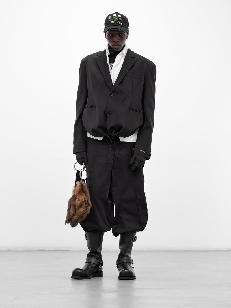 White Deconstructed Bonded Layering Shirt (PT08ART04-WHITE)