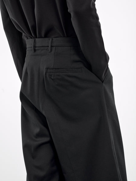 Wide Leg Trousers (PT1524-BLACK) Wide Leg Trousers (PT1524-BLACK)