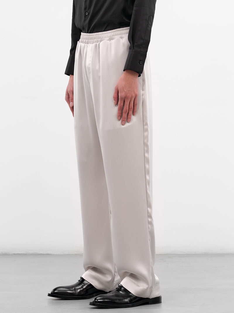 Light Gray Satin Track Pants (PT36-LIGHT)