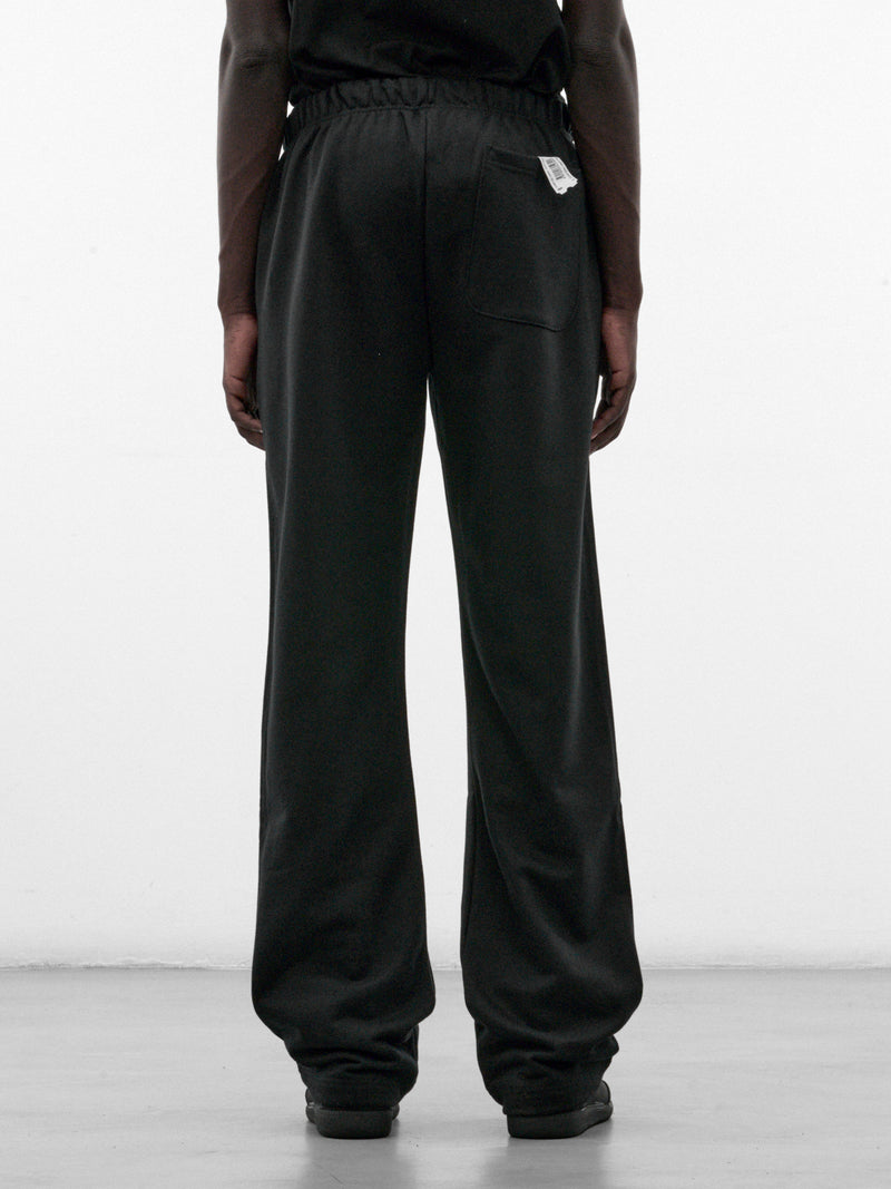 Black Cotton Logo Sweatpants (PT99PA15USBK-BLACK)