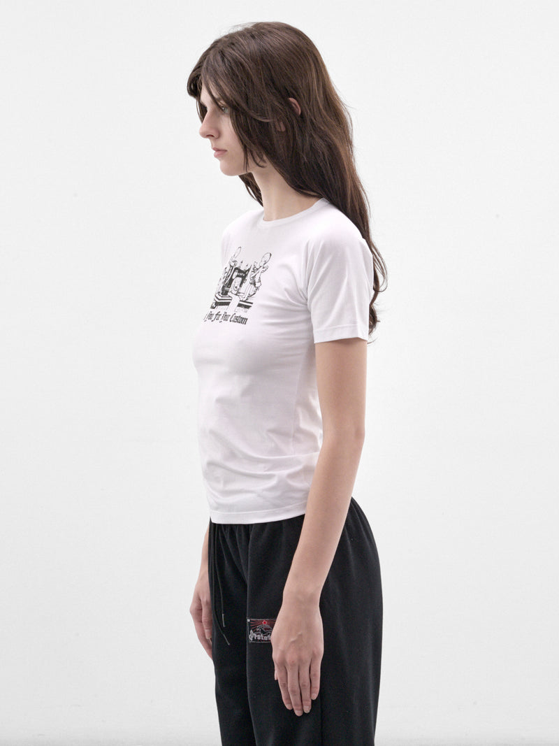 White Graphic T-Shirt (PT99TP16USWH-WHITE)
