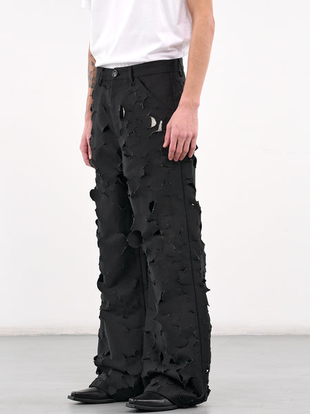 optstuff CREATOR'S PANTS BLACK Mサイズ mens-future-cargo-light-