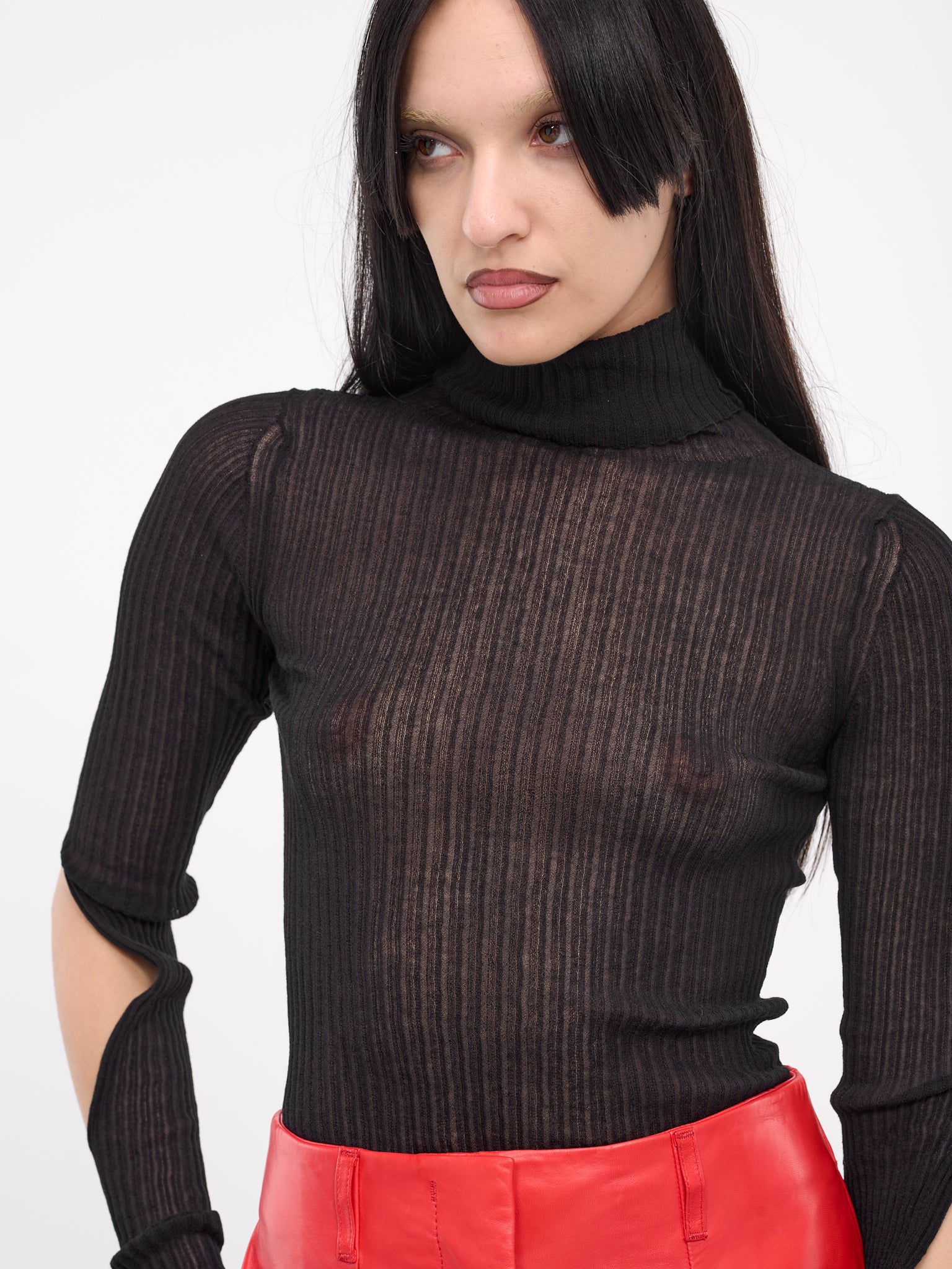 Turtleneck Sweater (Q784KC-Q0009-BLACK)