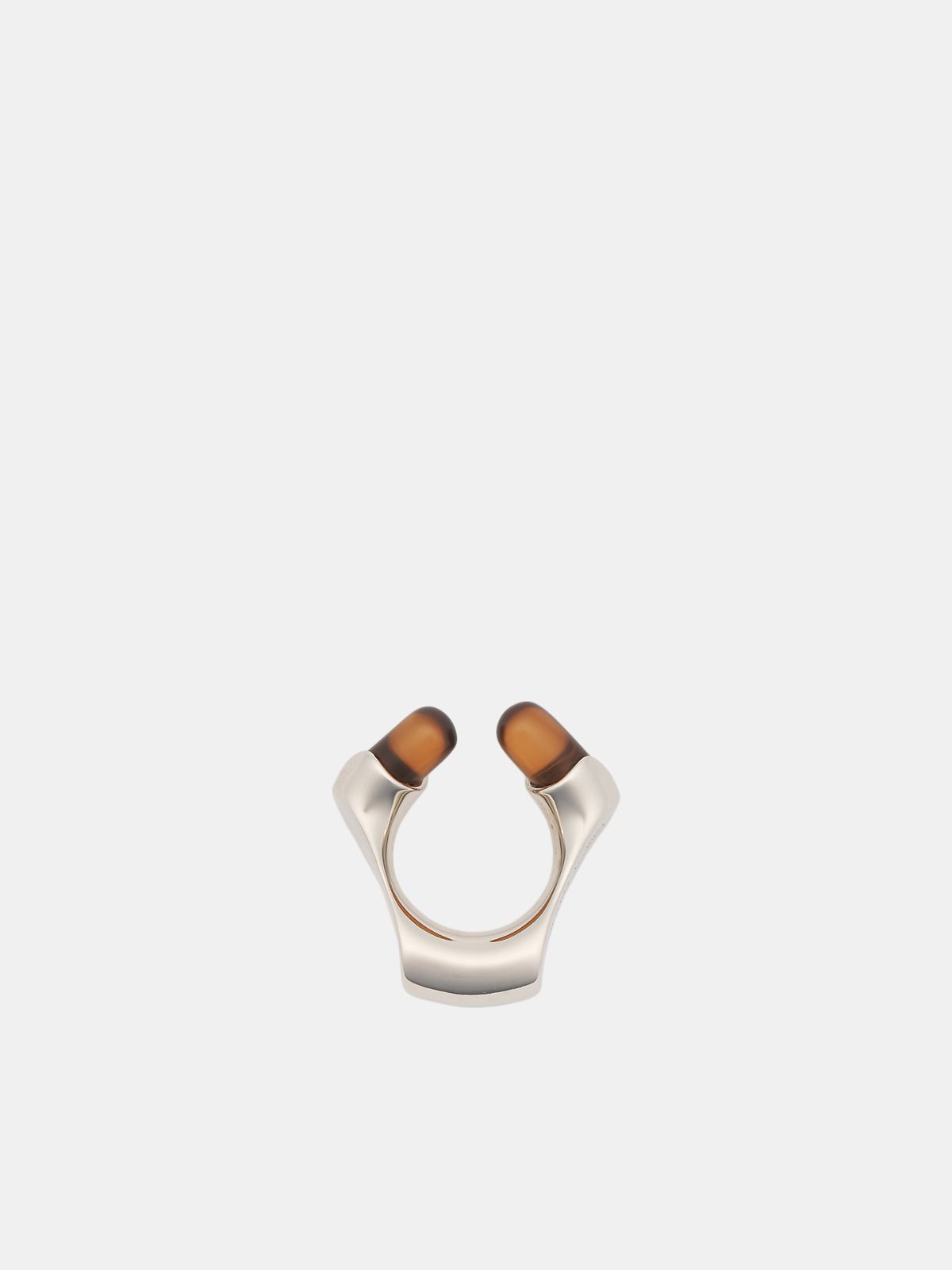 R2 Palladium Ring (R2-M-SILVER-AMBER)