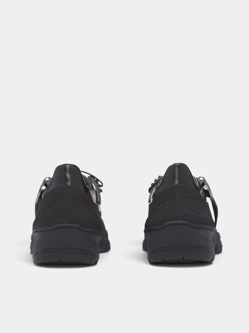 Black Rain Low-Top Derbies (Black RAIN-BLACK)