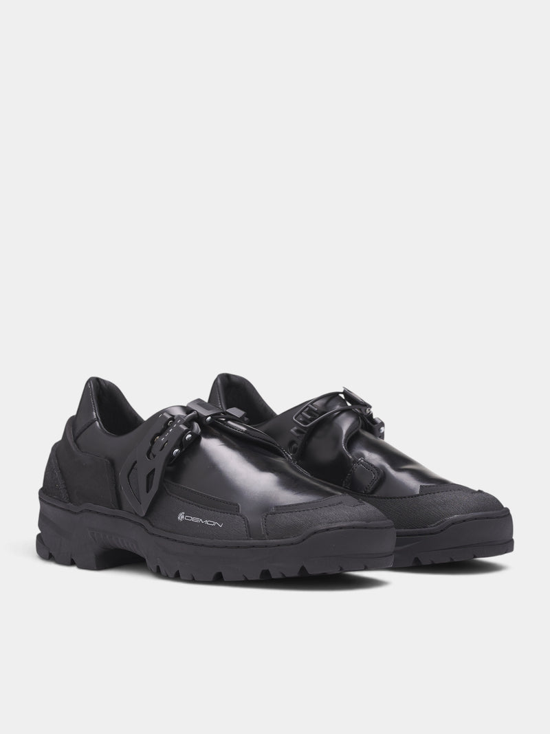 Black Rain Low-Top Derbies (Black RAIN-BLACK)