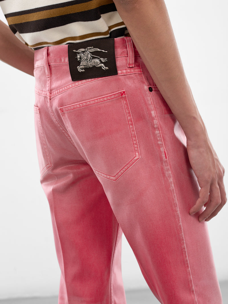 Pink Randolph Coated Denim Jeans (RANDOLPH-CHERRY-PINK)