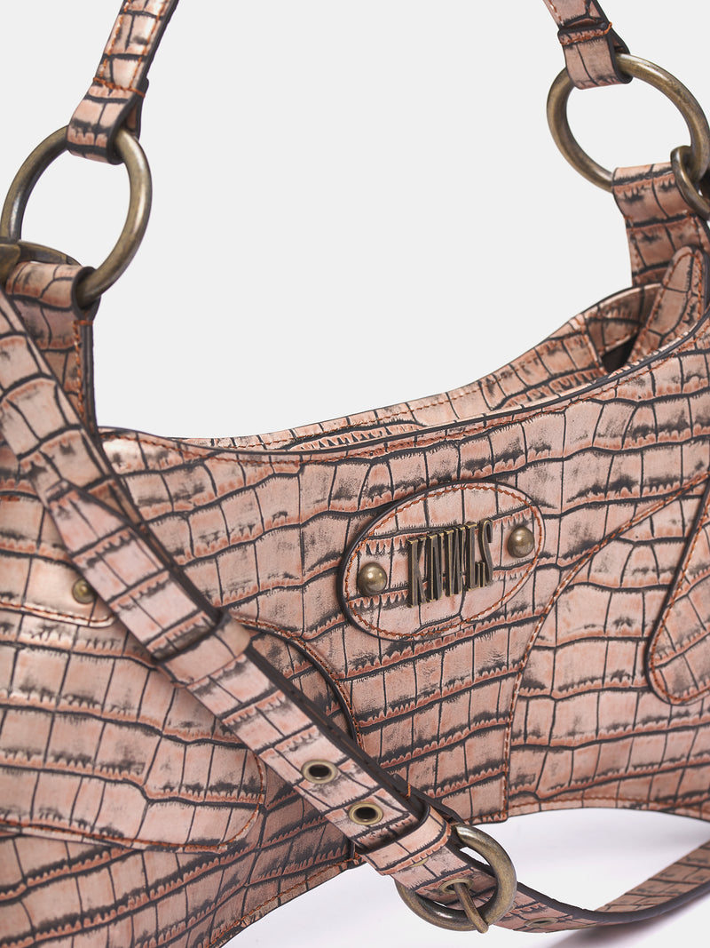 Razr Bag (RAZR0GEIC-BEIGE-CROC)