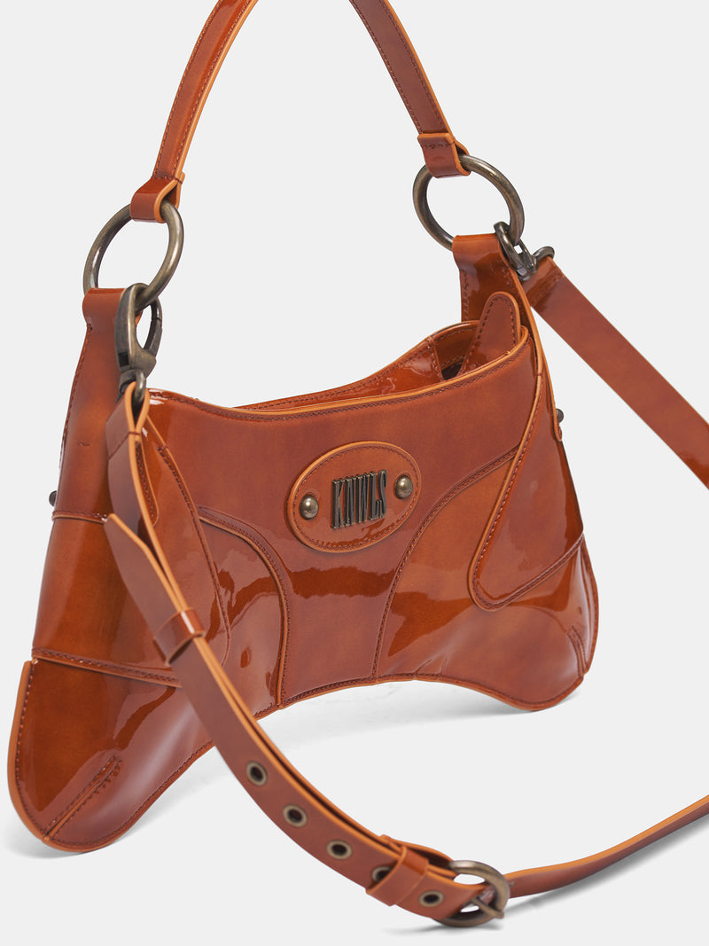 Rust Patent Leather Razr Bag (RAZR0RU-RUST)