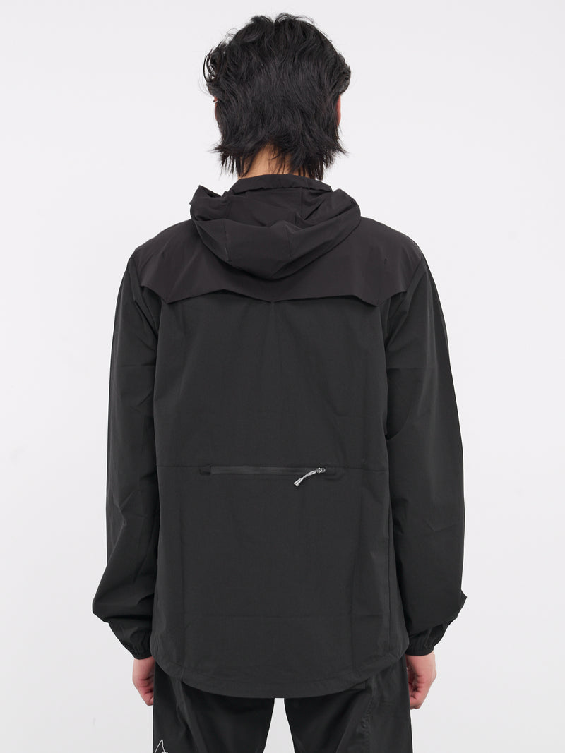 Technical Windbreaker Jacket (RBMW056FA38-BLACK)