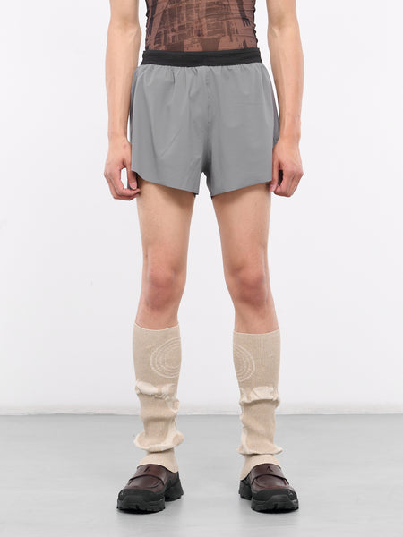 Logo Running Shorts (RBMW095FA67-GREY) Logo Running Shorts (RBMW095FA67-GREY)