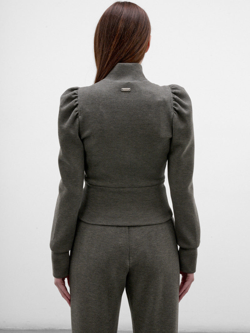 Gray Scuba Track Jacket (RETJ0GRY-RAYE-GREY)