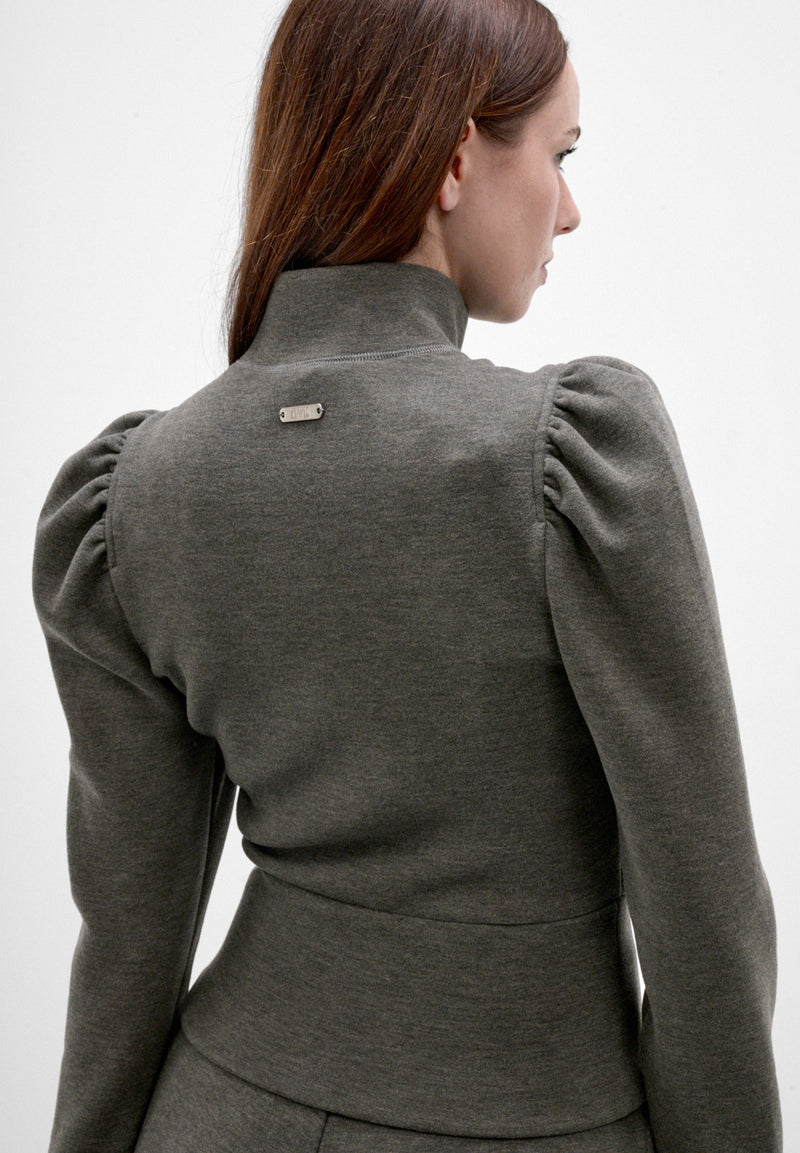 Gray Scuba Track Jacket (RETJ0GRY-RAYE-GREY)