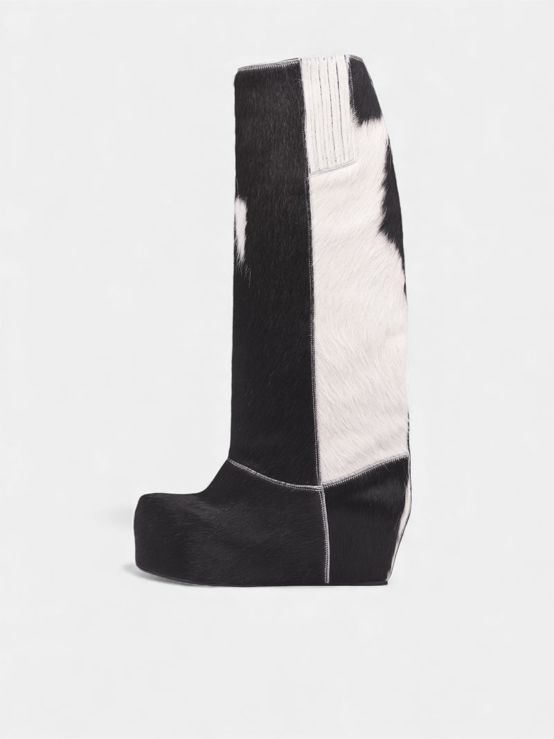 Cow Calf High Riding Boots (RIDING-BOOT-COW-TALL-BLACK)