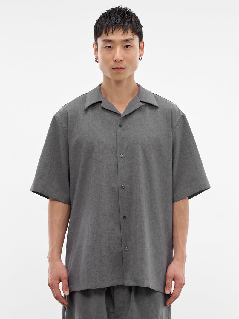 Gray Boxy Camp Shirt (RM261-039-GRAY)