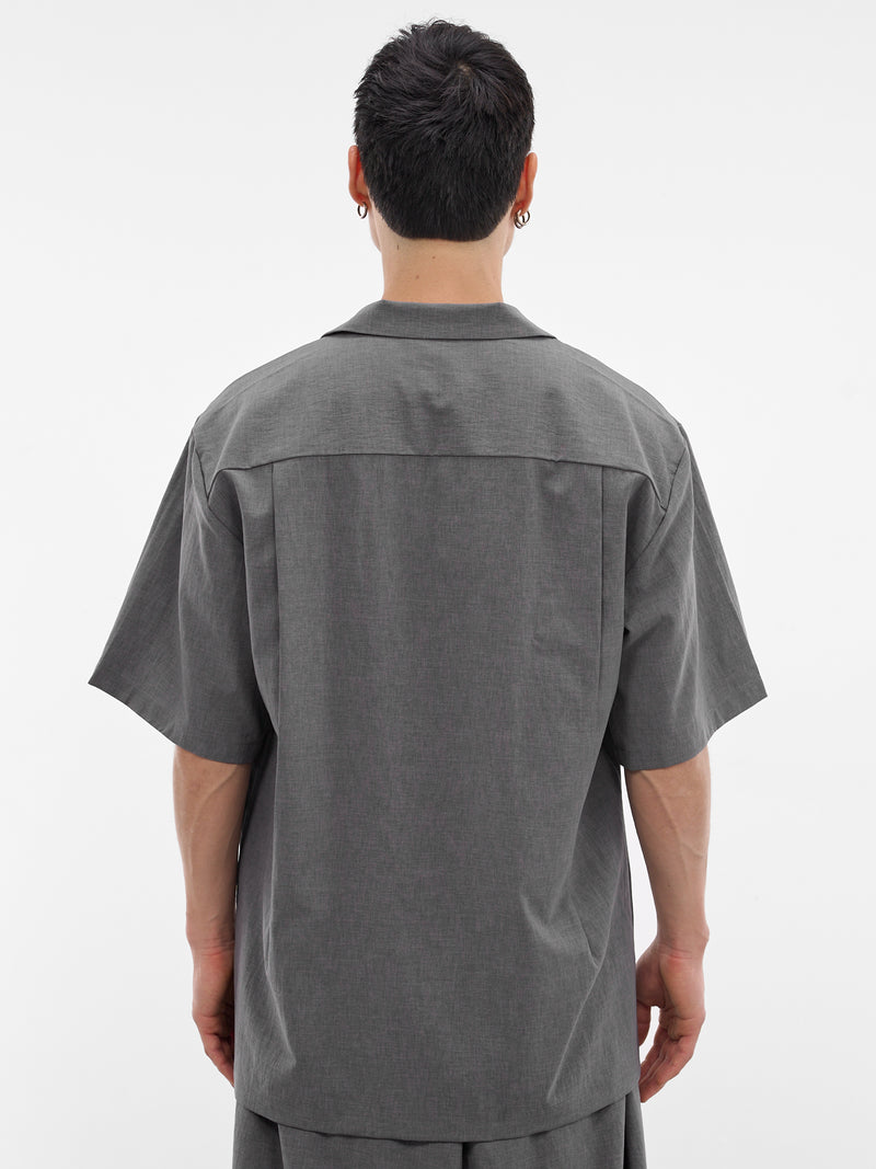 Gray Boxy Camp Shirt (RM261-039-GRAY)