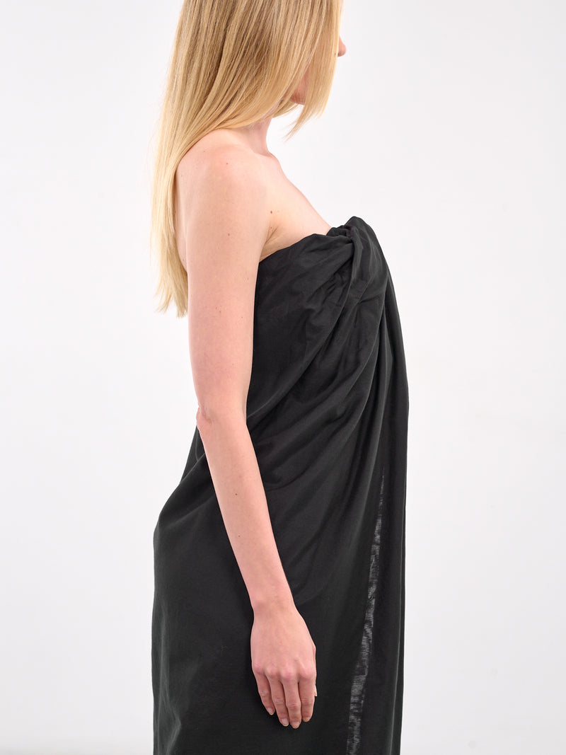 Draped Maxi Dress (ROWA50360FRA368-BLACK)