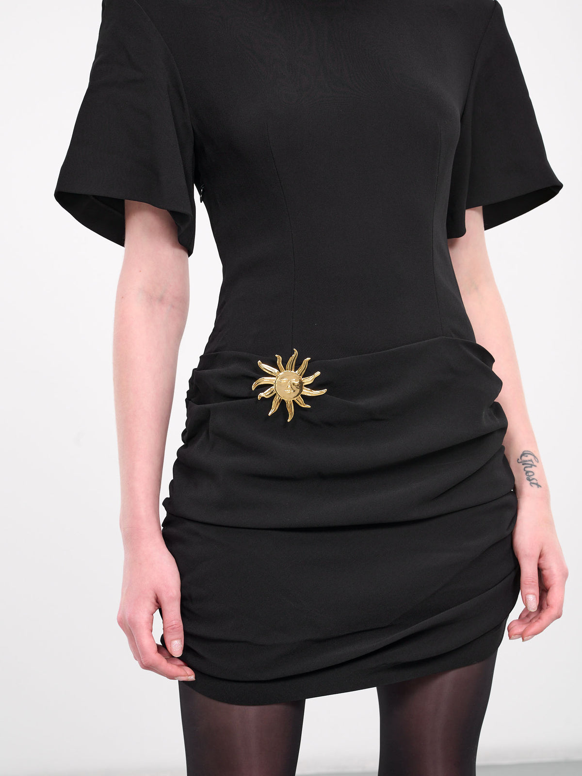 Sablé T-Shirt Mini Dress (RR339-BLACK)