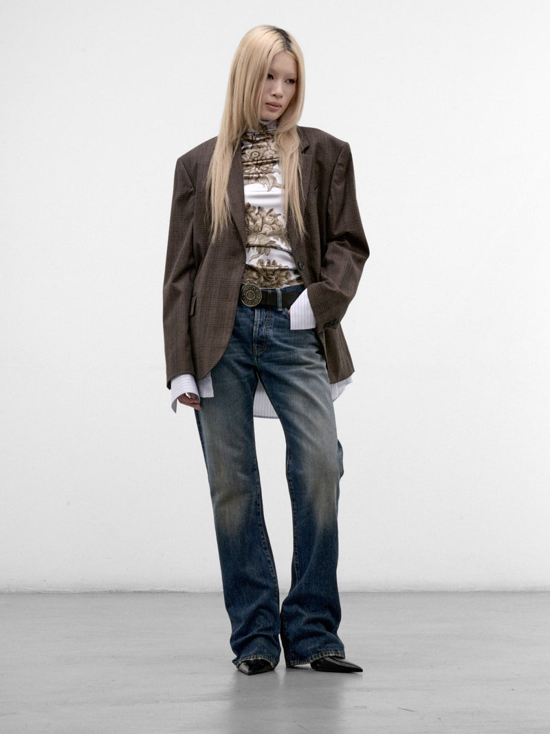 Blue Denim 2009F Straight Jeans (ACNE-STUDIOS-2009F-MID-BLUE-BI)