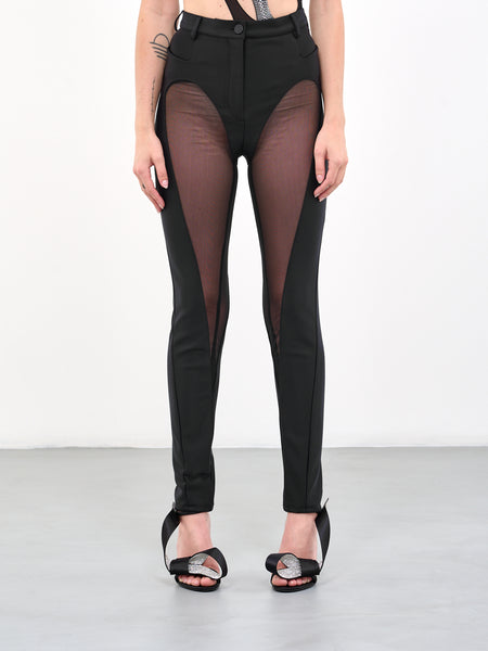 Bonded Illusion Trousers (S1PA0387691-PA0387-BLACK-BLACK) Bonded Illusion Trousers (S1PA0387691-PA0387-BLACK-BLACK)