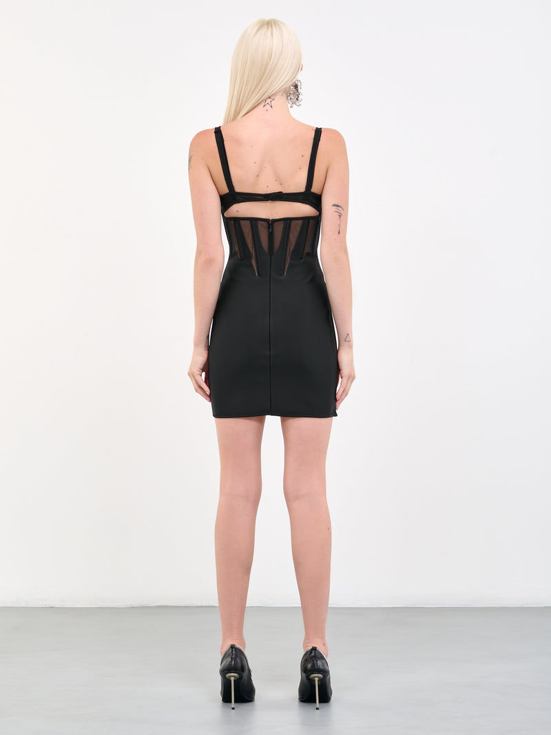 MUGLER Corset Dress | H.Lorenzo - back