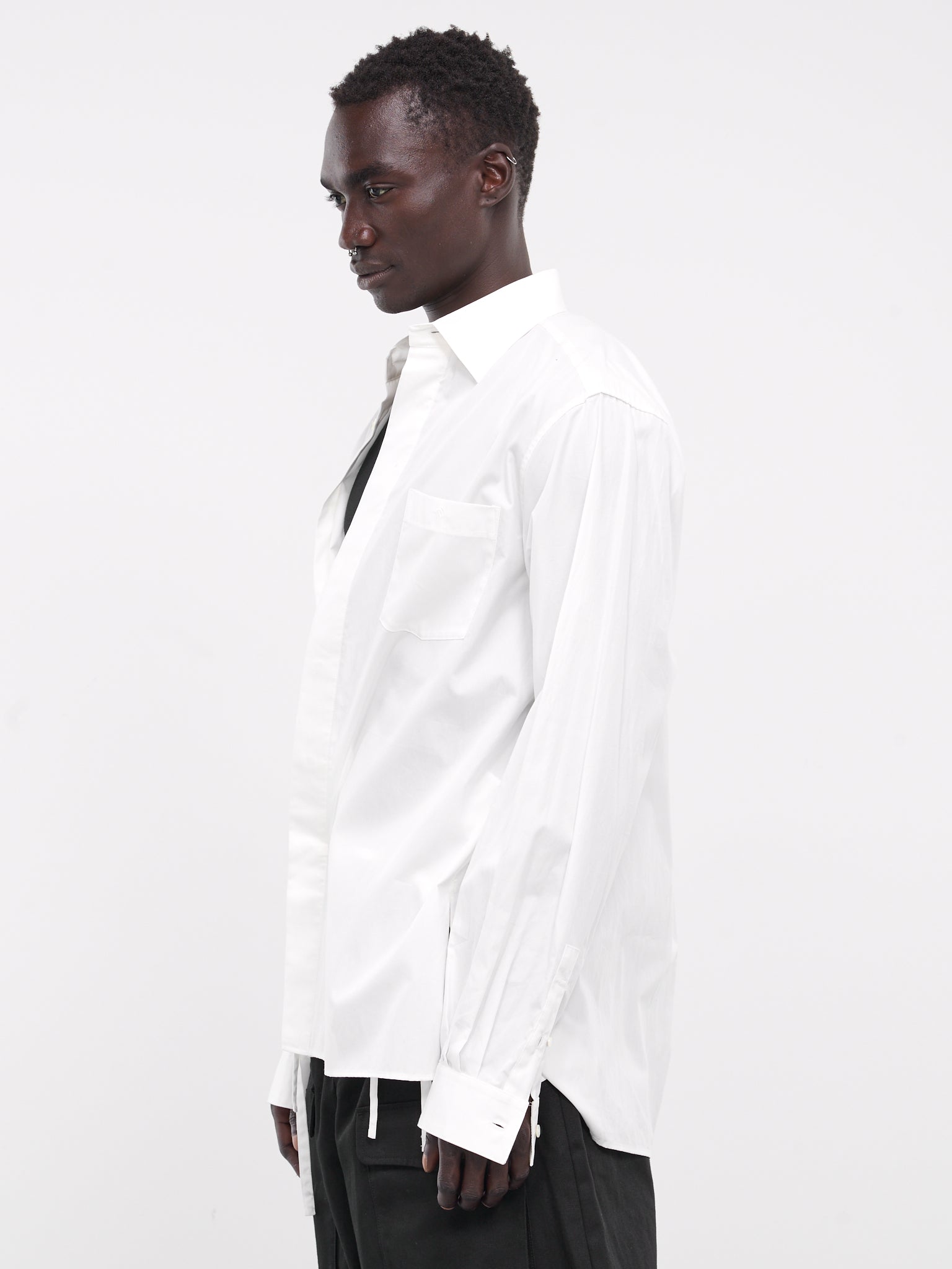 Wrap-Style Shirt (S23AW02SH-C-WHITE)