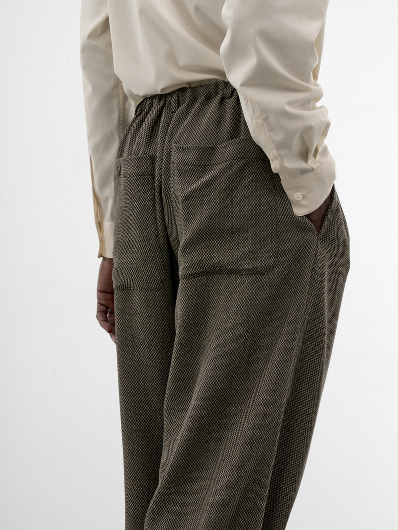 Gray Wool Judo Trousers (S26AW17PT-W-DOBBY-GREY)
