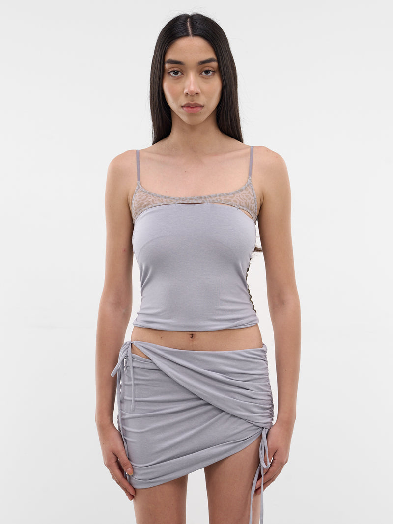 Blue Leopard Cut-Out Tank Top (S26CB02MB-MISTY-BLUE)