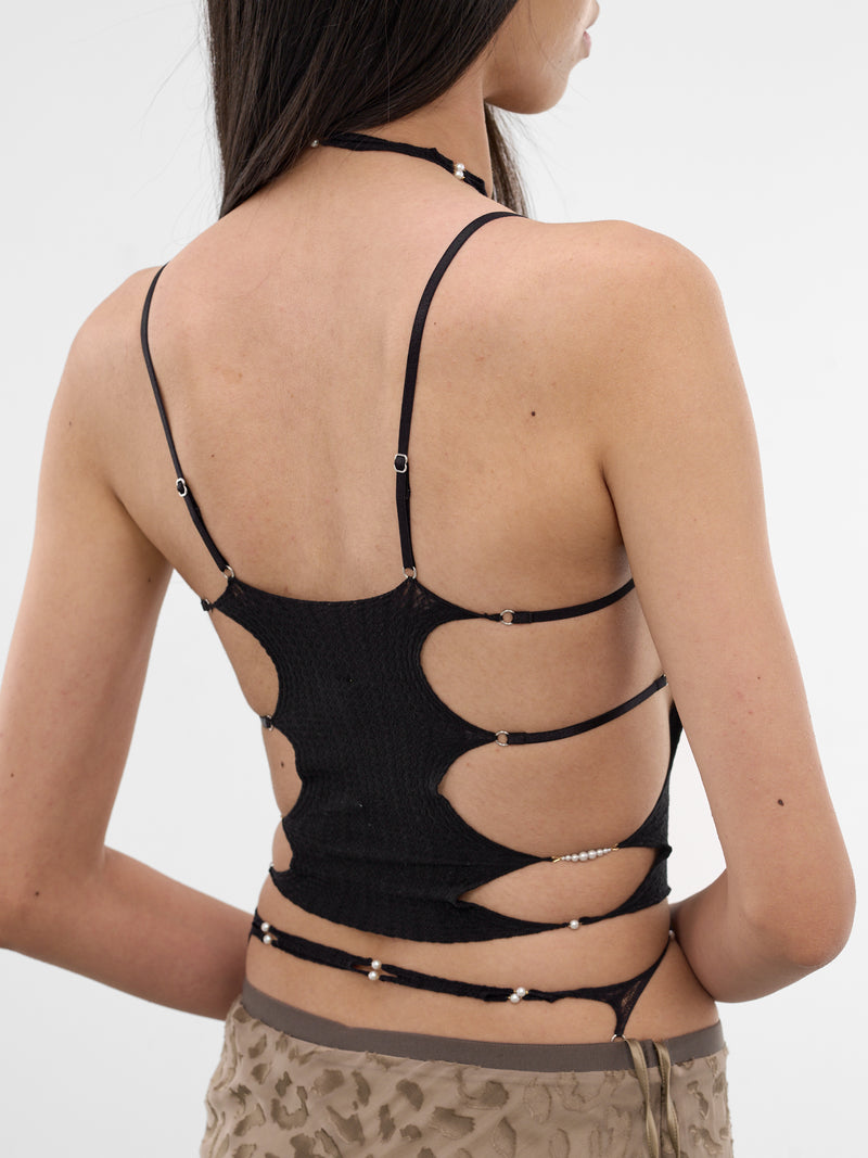 Onyx Sheer G-String Body Harness (S26SF02ON-ONYX)