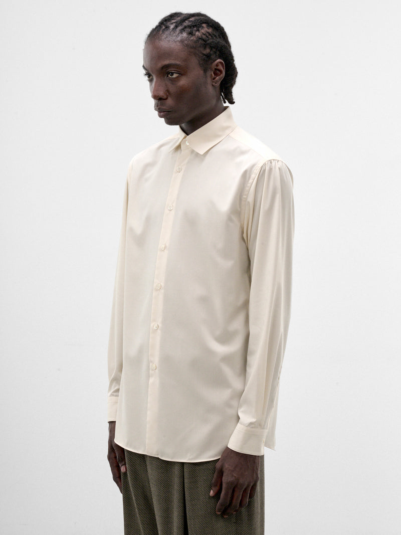 Beige Manica Camicia Dress Shirt (S26AW01SH-MANICA-BEIGE)