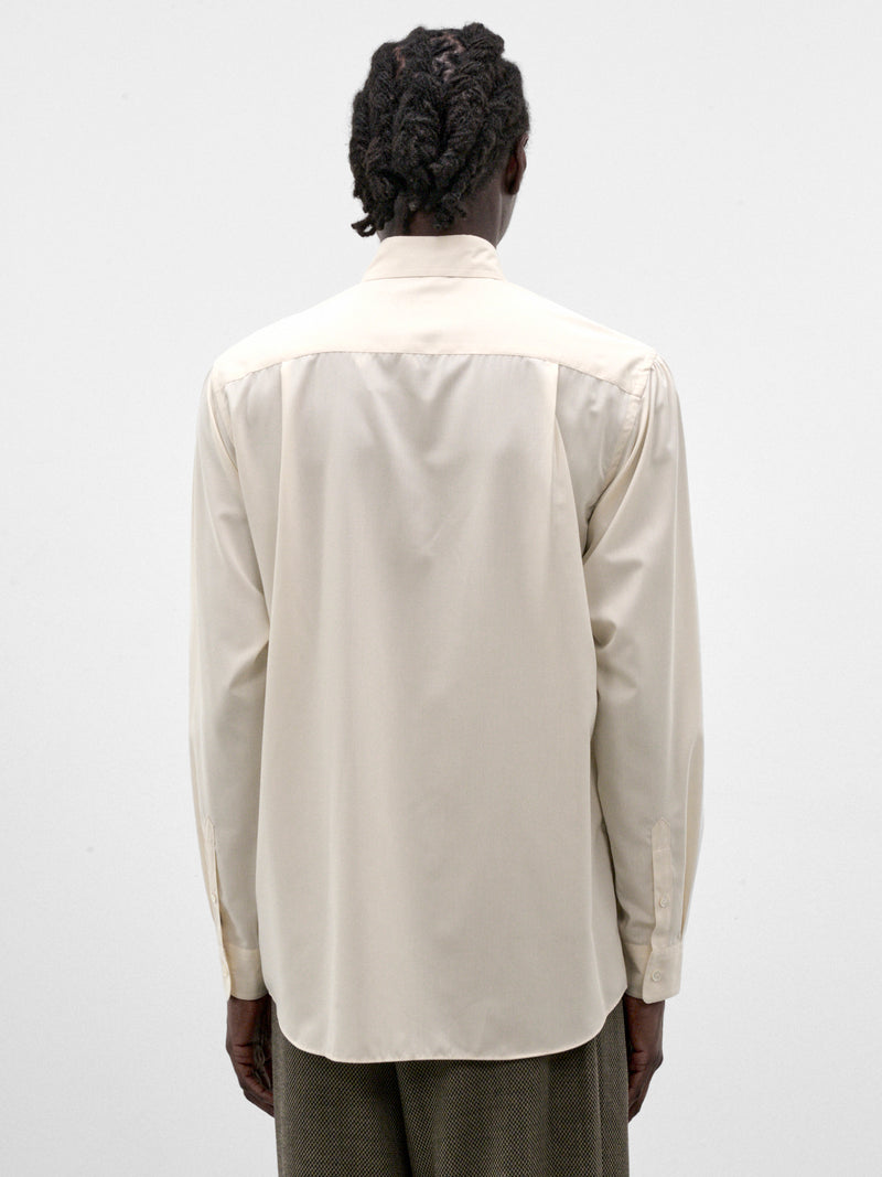Beige Manica Camicia Dress Shirt (S26AW01SH-MANICA-BEIGE)