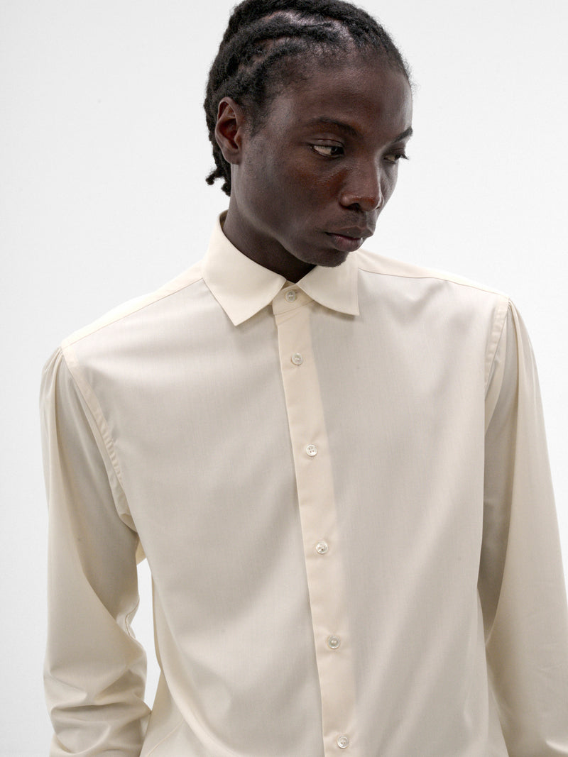 Beige Manica Camicia Dress Shirt (S26AW01SH-MANICA-BEIGE)