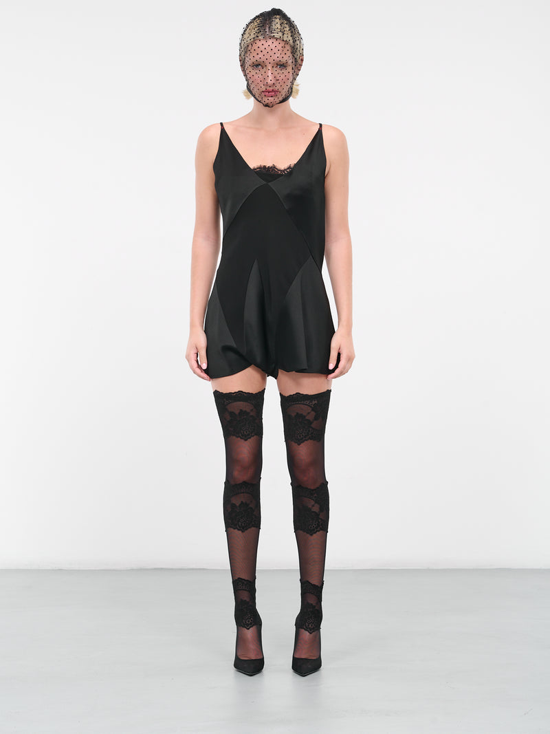 Satin Jumpsuit (S29FP0136-S49465-BLACK)