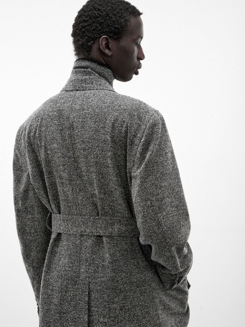 Gray Wool Overcoat (S30PD0125-GREY)