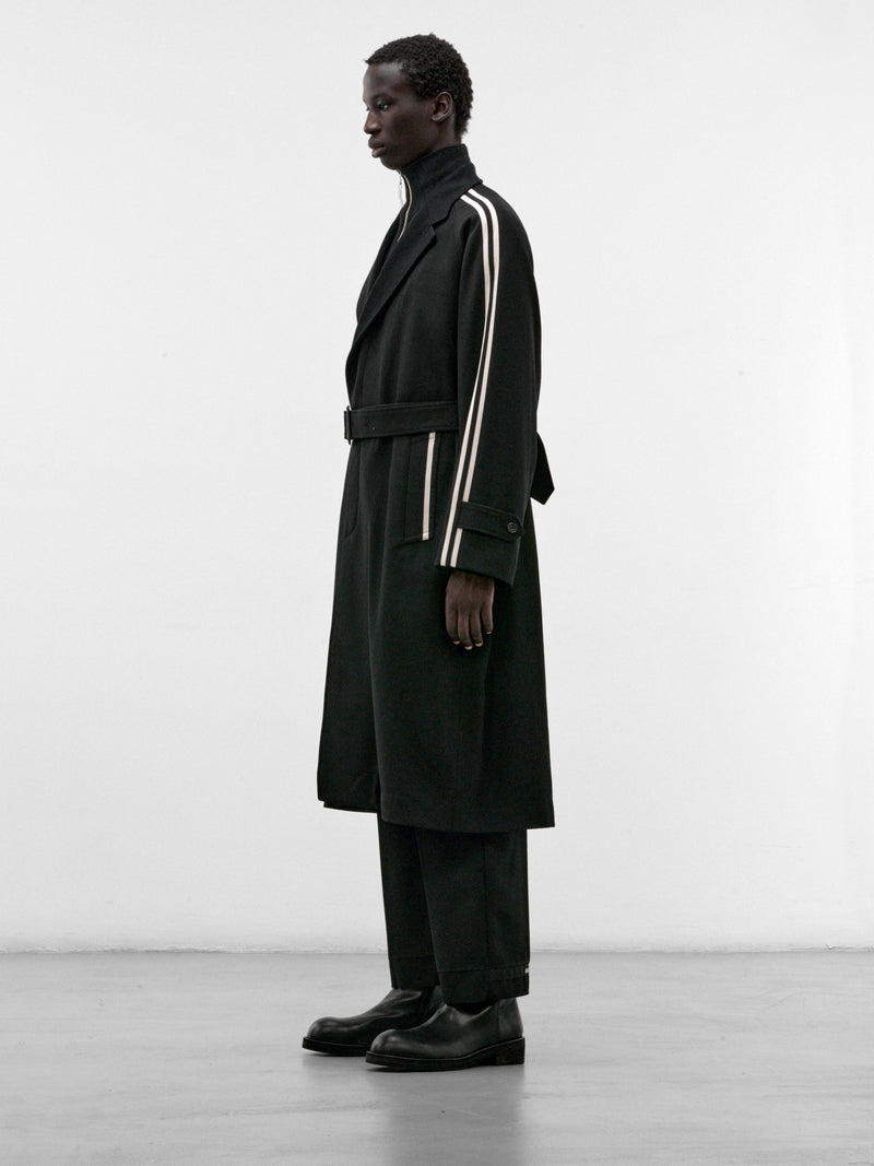 Black Wool Overcoat (S30PD0325-BLACK)