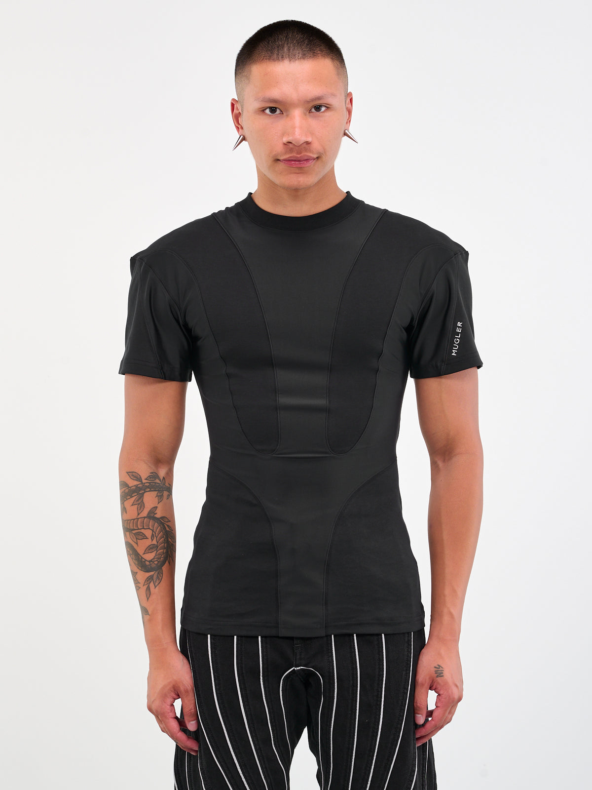 MUGLER Illusion T-Shirt | H. Lorenzo - front
