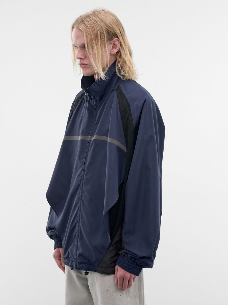 Blue Contrast Panel Track Jacket (S50AM0663-S76420-962-BLUE)