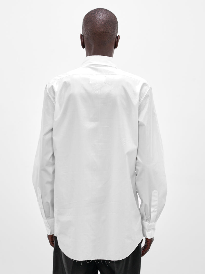 White Cotton Poplin Classic Shirt (S50DT0071-S43001-102-WHITE)