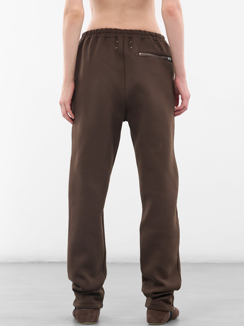 Brown Creased Taper Sweatpants (S50KA0692-M20131-143-BROWN)
