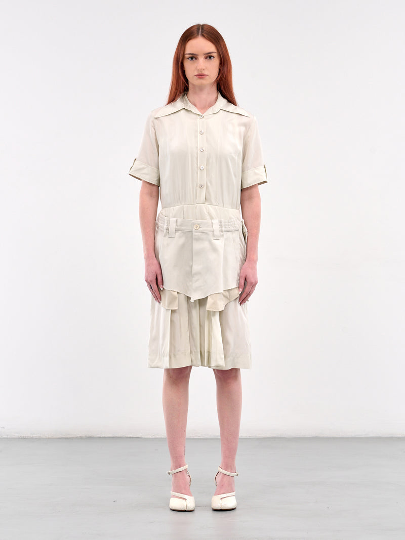 Deconstructed Mini Dress (S51DD0029-MTN060-LIGHT-GREY)